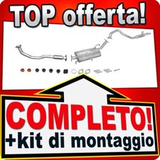 Scarico Completo per NISSAN PATROL (Y60 GR) 2.8 TD 4X4 SWB-corto 1988-1991 +tubo