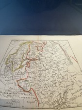 Mappa antica Russia Svezia