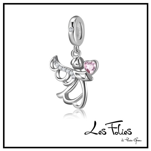 Charm angelo custode cuore - charm,