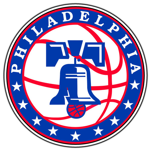 Adesivo philadelphia 76ers - philadelphia,