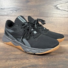 Scarpe Reebok Nanoflex TR allenamento palestra crossfit nero/gomma - taglia UK 8