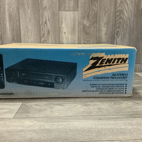 Nuovo zenith vr4275hf - zenith, vhs
