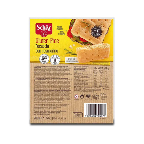 Schar focaccia con rosmarino - con,