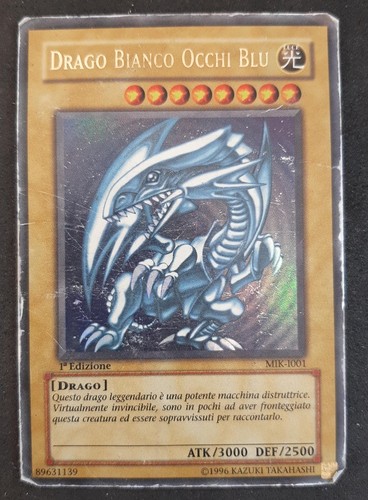 Drago bianco occhi blu - drago,