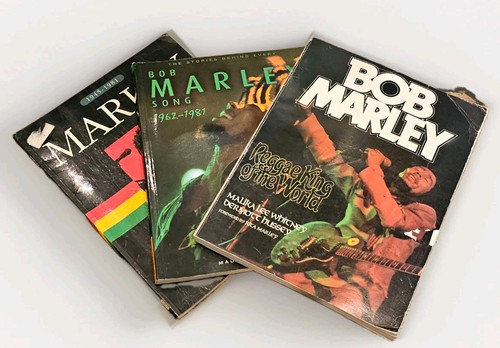Bob marley books - books, x3