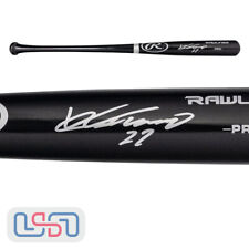 Mazza da baseball Vladimir Guerrero Sr. Angles firmata Rawlings nera USA SM JSA