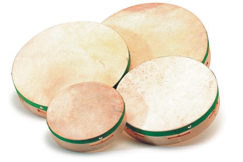 Tamburello color legno - color,