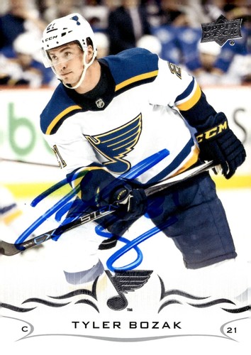 Tyler bozak signed - signed, 2019-20