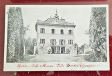 cartolina spoleto perugia colle risana villa formato piccolo 1918