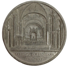 MEDAGLIA BASILICA AMBROSIANA