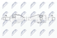 Albero motore assale anteriore