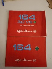 ALFA ROMEO 164 3.0 V6 Libretto USO E MANUTENZION E Allegato Sedili Sportivi 