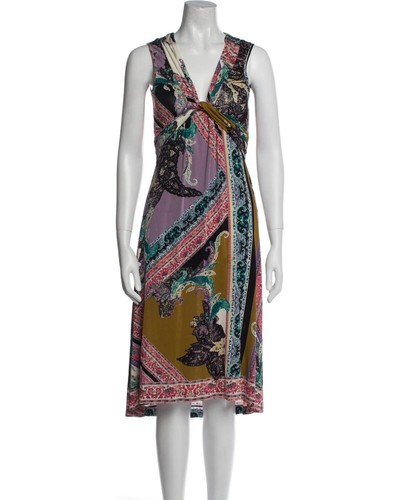 Abito midi etro - etro, stampa
