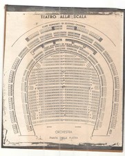 Teatro alla scala pianta - -,