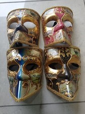 1 MASCHERA VENEZIANA CARNEVALE lavorato decorato Mascherina VENEZIA  Opera 