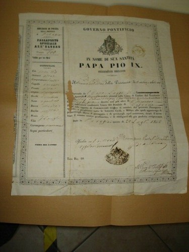 Passaporto speciale all estero - passaporto,