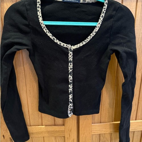 Cardigan brandy melville nero - cardigan,