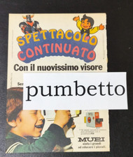 Advertising Italian Pubblicità Werbung: GOLDRAKE e HEIDI su visori MUPI ( 1978 )