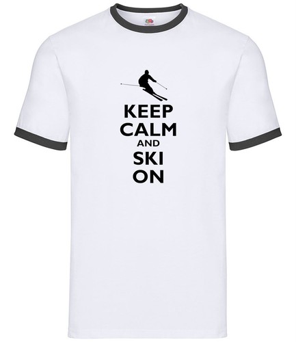 Keep calm and ski - calm, on