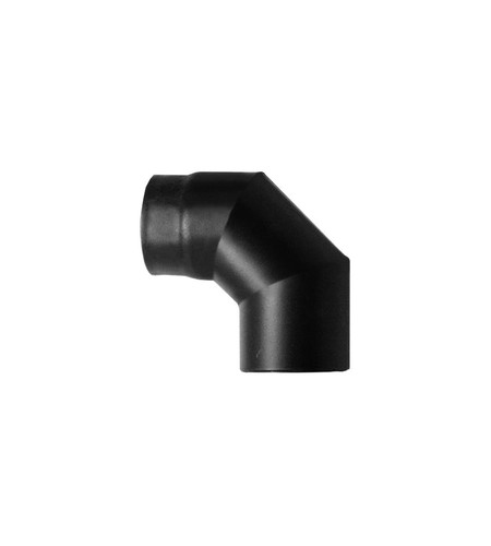 Tubo curva legna nero - tubo, 90°