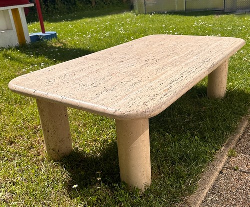 Table basse travertin - table, en