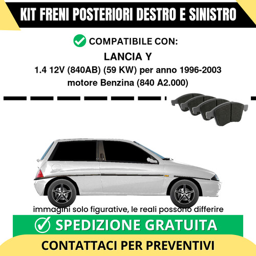 Pastiglie freno posteriori - pastiglie,