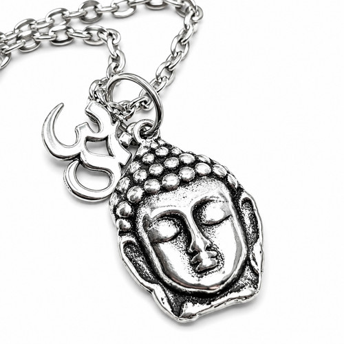 Collana buddha om - &,