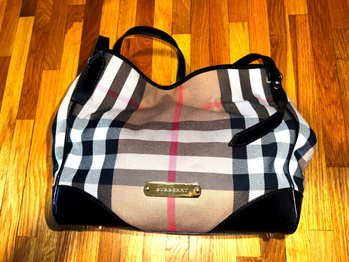 Borsa burberry blk lthr - borsa,