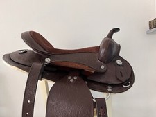 Kit Sella western+finiture in vero cuoio e vera pelle