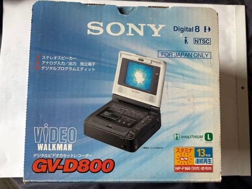 Sony d800 digital - gv-d800, video