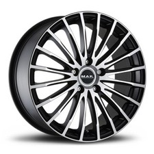 CERCHIO IN LEGA PER OPEL ASTRA 7,5J17" 5X110 35 65,10 MAK FATALE ICE BLACK