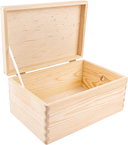 Grande scatola legno con - grande,