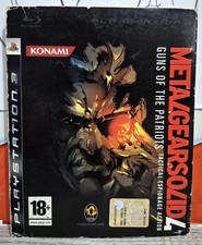 METAL GEAR SOLID 4 GUNS OF THE PATRIOT PS3 PLAYSTATION 3 CARTONATO ITALIA OTTIMO