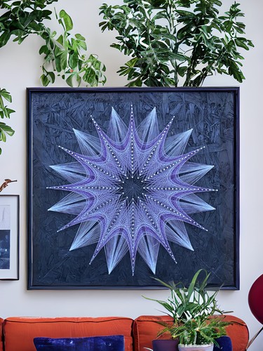 String art opera arte lilla - art,