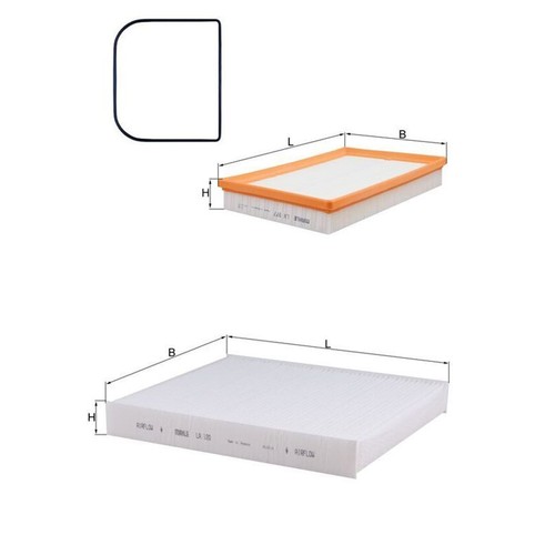 Set filtri knecht adatto - di,