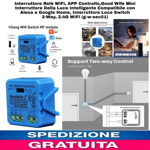 Interruttore relè wifi app - relè, wifi,app