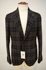 VENTURELLI giacca UOMO sartoriale Latorre LANA sfoderata decostruita QUADRI 7R