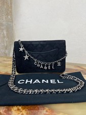 Chanel Black Suede Quilted