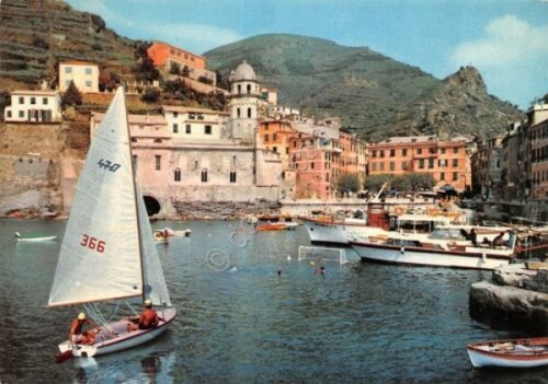 Cartolina vernazza porticciolo - cartolina,
