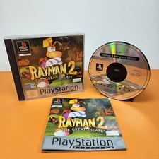 RAYMAN 2 THE GREAT ESCAPE PLATINUM PLAYSTATION 1 PS1 PAL MULTILINGUA COMPLETO
