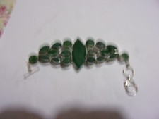 braccialetto in arg 925 smeraldi