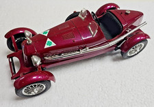BBURAGO ALFA ROMEO 2300 MONZA 1934 SCALA 1:18 MADE IN ITALYAUTO MODELLINO (A29)