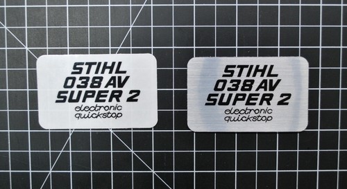 Targa badge stihl 038 - 038, av