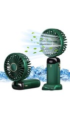 Ventilatore Portatile 5 Velocità Ventilatore USB C Ricaricabile LED Display Mini