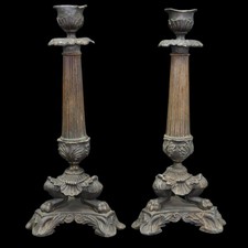 COPPIA DI CANDELIERI ANTICHI