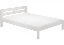 Solido elegante letto bianco