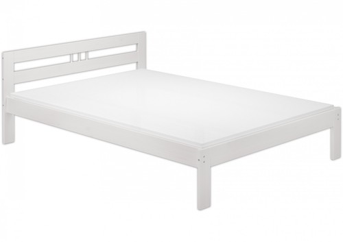 Solido elegante letto bianco