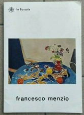 FRANCESCO MENZIO catalogo mostra Galleria La Bussola, Torino 1975