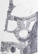 PIERO RUGGERI Carboncino su