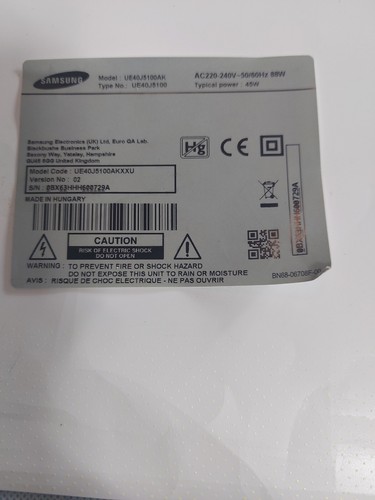 Samsung ue40j5100akxxu 40 - tv,